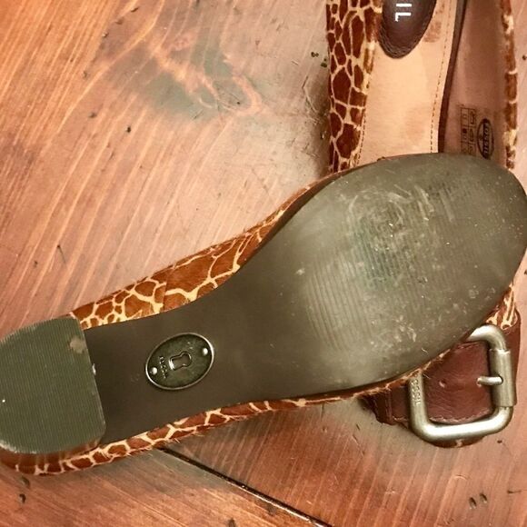 FOSSIL ANIMAL PRINT HEELS - Picture 3 of 9